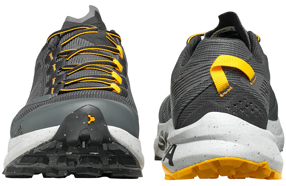 Кроссовки мужские Scarpa Spin Planet Anthracite/Saffron - Фото 4 большая