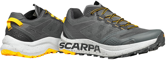 Кроссовки мужские Scarpa Spin Planet Anthracite/Saffron - Фото 7 большая