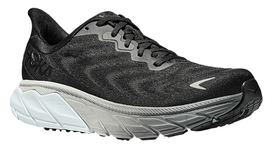 Кроссовки мужские Hoka Arahi 6 Wide Black/White - Фото 6 большая