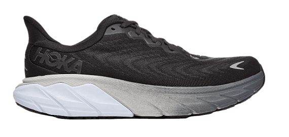 Кроссовки мужские Hoka Arahi 6 Wide Black/White - Фото 7 большая