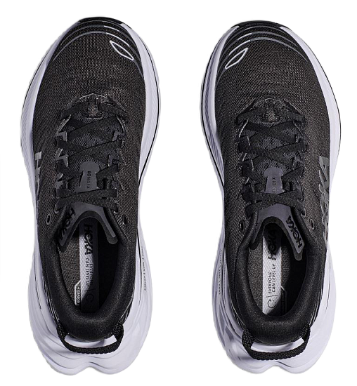 Кроссовки мужские Hoka Bondi X Black/White - Фото 5 большая