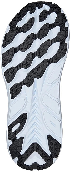 Кроссовки мужские Hoka Clifton 8 Wide Black/White - Фото 6 большая