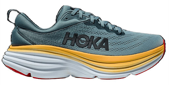 Кроссовки мужские Hoka Bondi 8 Goblin Blue/Mountain Spring - Фото 2 большая