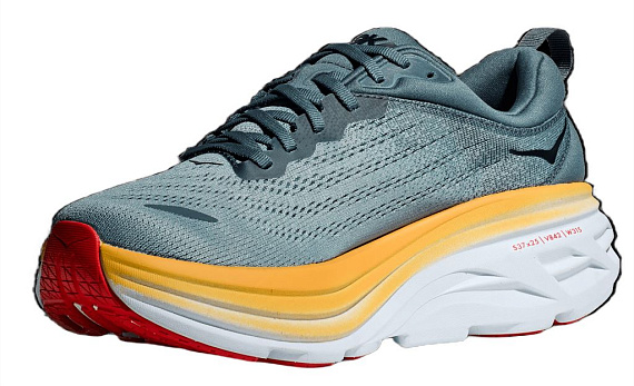 Кроссовки мужские Hoka Bondi 8 Goblin Blue/Mountain Spring - Фото 4 большая