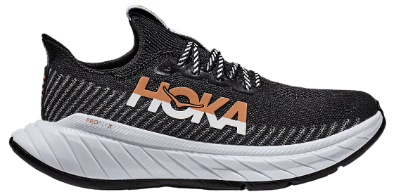 Кроссовки мужские Hoka Carbon X 3 Black/White - Фото 3 большая