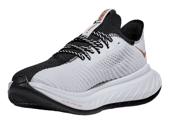 Кроссовки мужские Hoka Carbon X 3 Black/White - Фото 4 большая