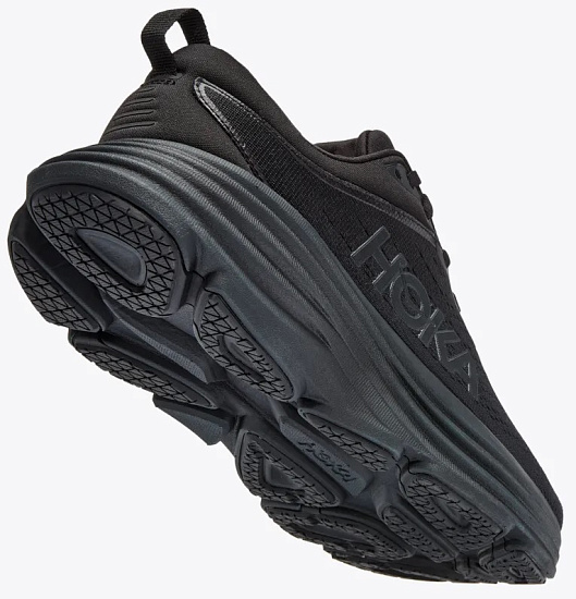 Кроссовки мужские Hoka Bondi 8 Black - Фото 2 большая