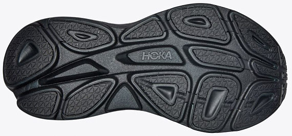 Кроссовки мужские Hoka Bondi 8 Black - Фото 5 большая