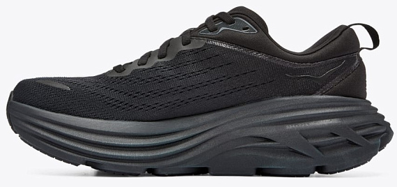 Кроссовки мужские Hoka Bondi 8 Black - Фото 6 большая