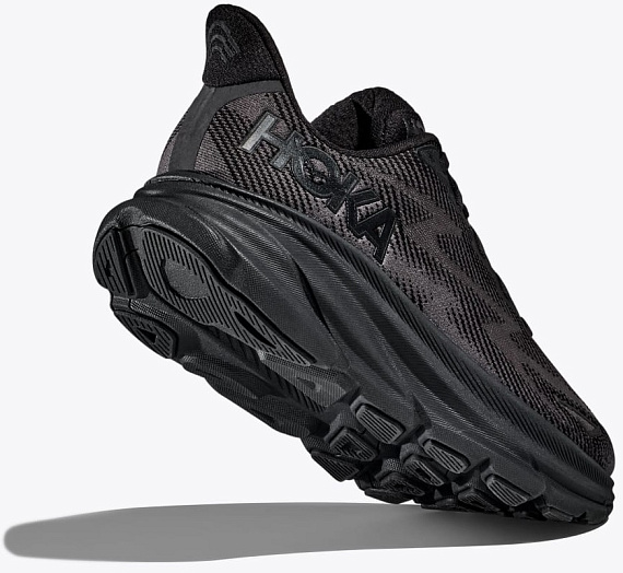 Кроссовки мужские Hoka Clifton 9 Black - Фото 4 большая