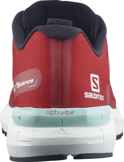 Кроссовки мужские Salomon Sonic 4 Balance Goji B/Wht/Bla - Фото 4 большая