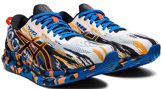 Кроссовки мужские ASICS Noosa Tri 13 White/Shocking Orange - Фото 2 большая