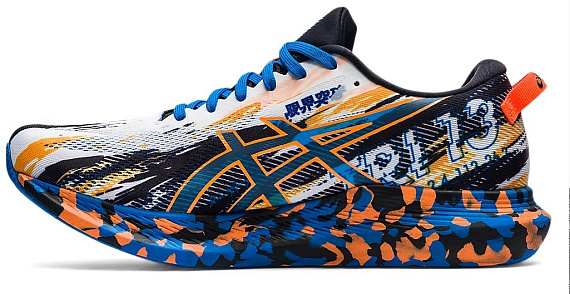 Кроссовки мужские ASICS Noosa Tri 13 White/Shocking Orange - Фото 4 большая