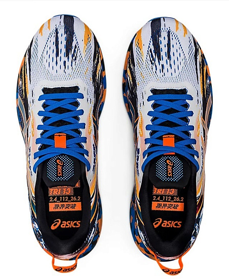 Кроссовки мужские ASICS Noosa Tri 13 White/Shocking Orange - Фото 6 большая
