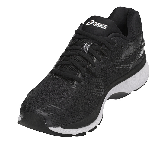 Кроссовки мужские ASICS Gel-Nimbus 20 (2E) Black/White/Carbon - Фото 4 большая