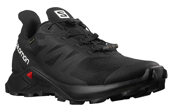 Кроссовки мужские Salomon Supercross 3 Gtx Black/Black - Фото 4 большая