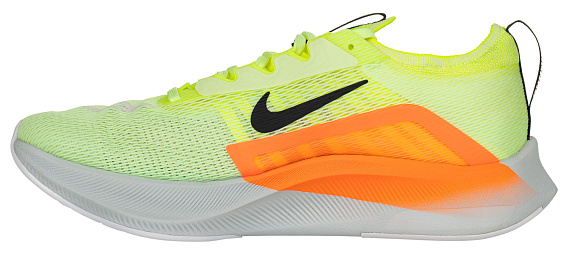 Кроссовки мужские Nike Zoom Fly 4 Barely Volt/Hyper Orange/Volt/Black - Фото 5 большая