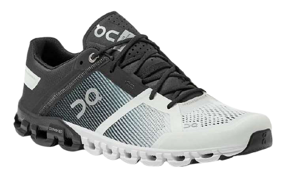 Кроссовки мужские On Cloudflow Black/White - Фото 5 большая