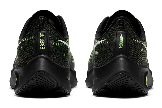 Кроссовки мужские Nike Air Zoom Pegasus 37 Black/Reflect Silver-Ghost Green - Фото 5 большая