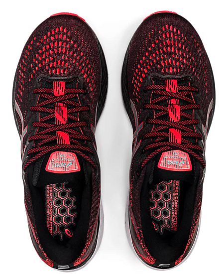 Кроссовки мужские ASICS Gel-Kayano 28 Black/Electric Red - Фото 6 большая