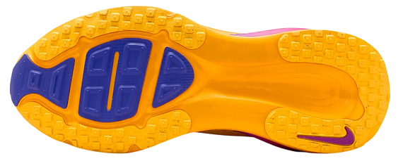Кроссовки мужские Nike Vomero 18 Citron Pulse/Blue Void/Laser Orange/Hyper Violet/Indigo Burst/Volt - Фото 2 большая