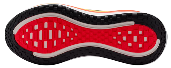 Кроссовки мужские Nike Vomero Plus Black/White/Brt Crimson/Sail/Topaz Gold/Alabaster - Фото 6 большая