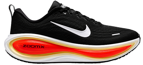Кроссовки мужские Nike Vomero Plus Black/White/Brt Crimson/Sail/Topaz Gold/Alabaster - Фото 1 большая