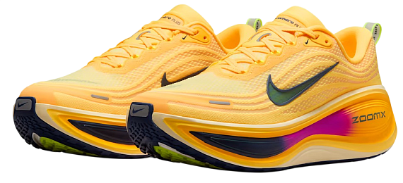 Кроссовки мужские Nike Vomero Plus Citron Pulse/Blue Void-Alabaster-Laser Or-Indigo Burst-Hyper Viol - Фото 7 большая
