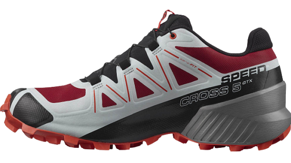 Кроссовки мужские Salomon Speedcross 5 GTX Chili/Pearl B - Фото 5 большая