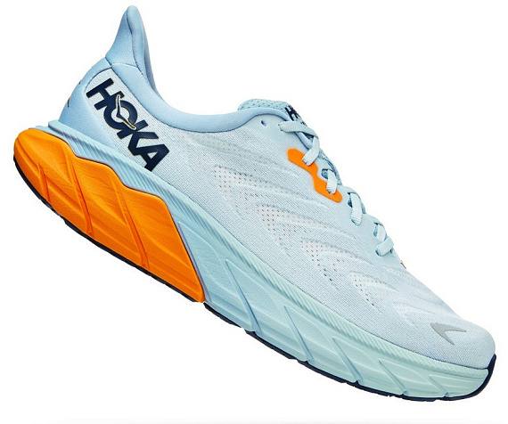 Кроссовки мужские Hoka Arahi 6 Plein Air/Blue Fog - Фото 2 большая