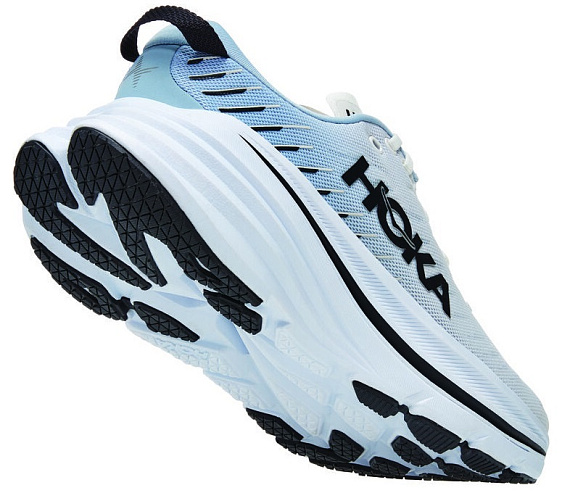 Кроссовки мужские Hoka Bondi X Blanc De Blanc/Blue Fog - Фото 3 большая