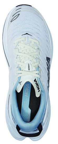 Кроссовки мужские Hoka Bondi X Blanc De Blanc/Blue Fog - Фото 5 большая