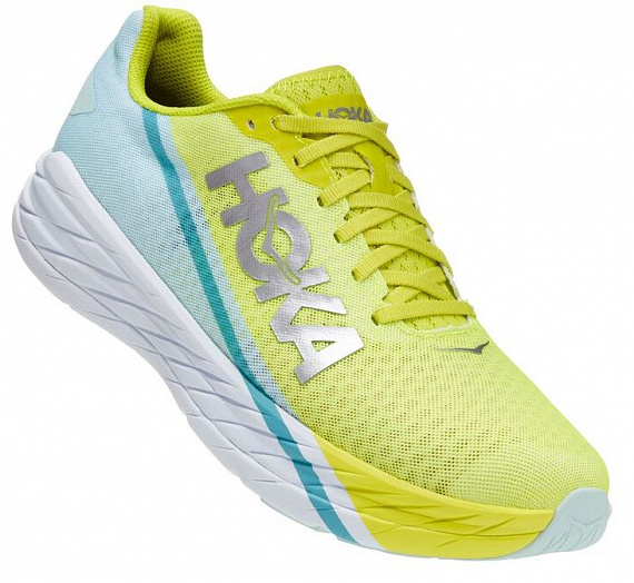 Кроссовки Hoka Rocket X Blue Glass/Evening Primrose - Фото 1 большая