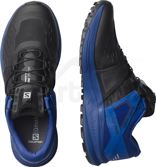 Кроссовки мужские Salomon Ultra Pro Black/Turkish Sea/P - Фото 5 большая