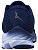 Кроссовки мужские Mizuno Wave Rider 27 Navy Peony/Sharp Green/Swim Cap - Фото 3 малая
