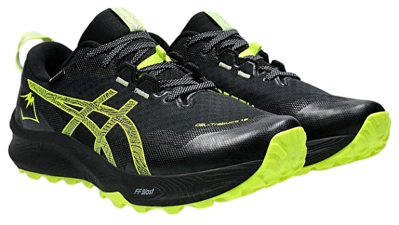 Кроссовки мужские ASICS Gel-Trabuco 12 Gtx Black/Safety Yellow - Фото 3 большая