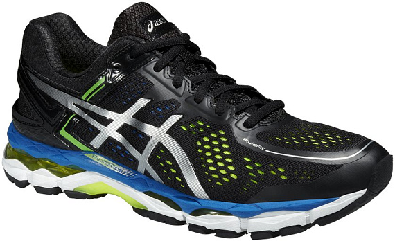 Кроссовки мужские ASICS GEL-KAYANO 22 Черный/Серебро - Фото 1 большая
