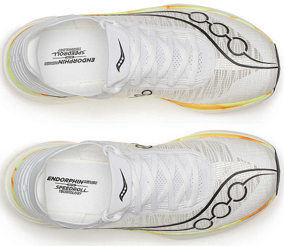 Кроссовки Saucony Endorphin Elite 2 White/Peel - Фото 5 большая