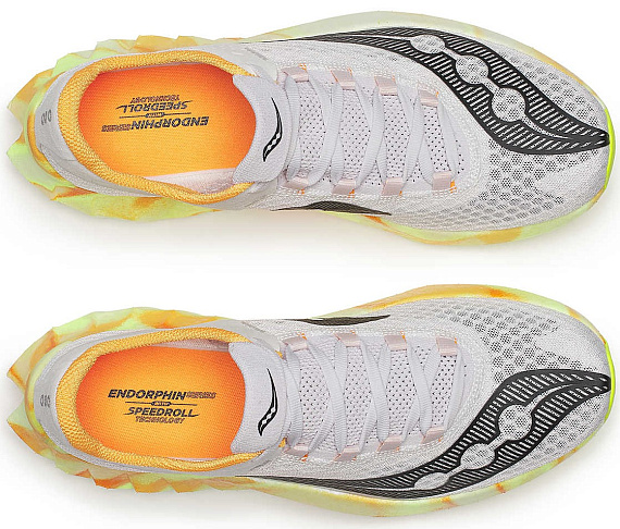 Кроссовки мужские Saucony Endorphin Pro 4 Fog/Peel - Фото 5 большая