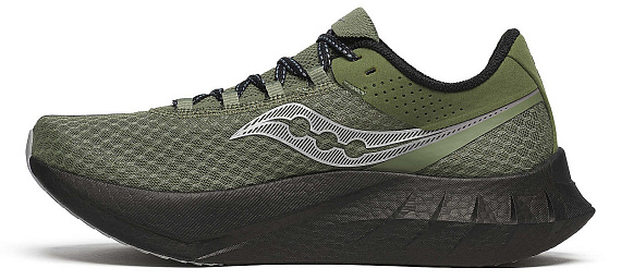 Кроссовки мужские Saucony Endorphin Pro 4 Olivine/Black - Фото 3 большая