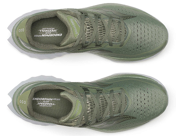 Кроссовки мужские Saucony Endorphin Speed 4 Olivine - Фото 5 большая