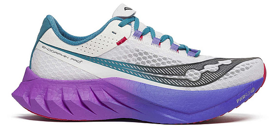 Кроссовки мужские Saucony Endorphin Pro 4 White/Shadow - Фото 1 большая
