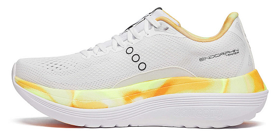 Кроссовки мужские Saucony Endorphin Trainer White/Black - Фото 3 большая