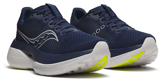 Кроссовки мужские Saucony Endorphin Trainer Navy/Primrose - Фото 2 большая