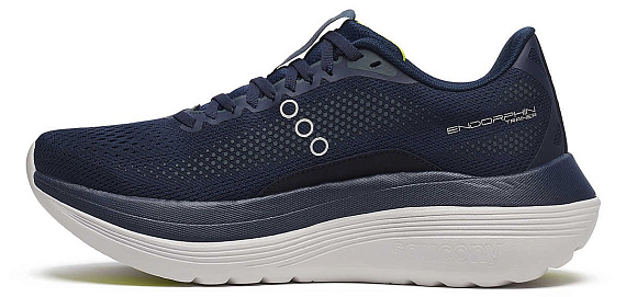 Кроссовки мужские Saucony Endorphin Trainer Navy/Primrose - Фото 3 большая