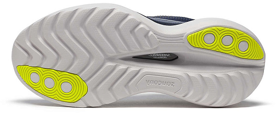 Кроссовки мужские Saucony Endorphin Trainer Navy/Primrose - Фото 6 большая