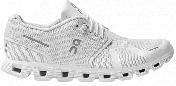 Кроссовки мужские On Cloud 5 All White - Фото 1 большая