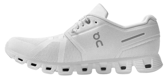 Кроссовки мужские On Cloud 5 All White - Фото 4 большая
