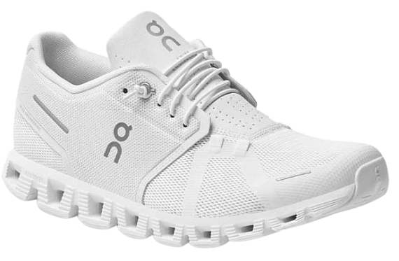 Кроссовки мужские On Cloud 5 All White - Фото 6 большая