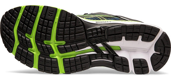 Кроссовки мужские ASICS Gel-Kayano 26 Black/Electric Blue - Фото 2 большая